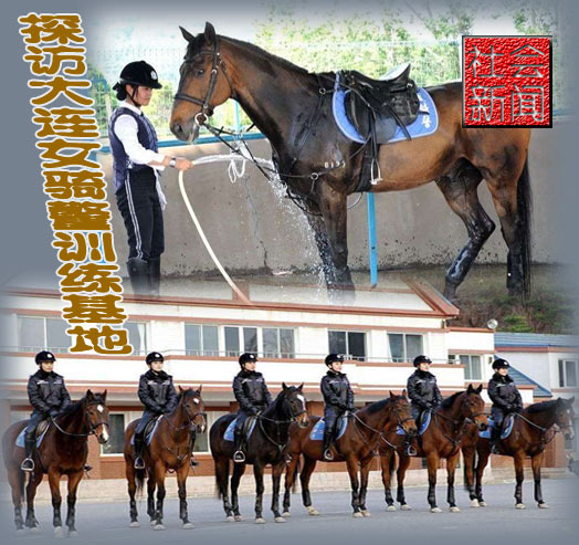探访大连女骑警训练基地_大连女子骑警队惹争议_中华网社会话题